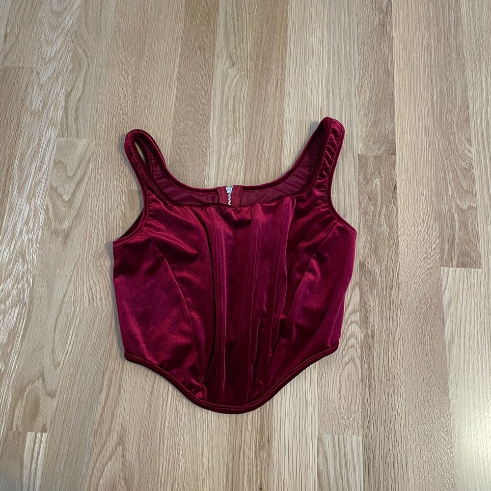 Red Corset Top